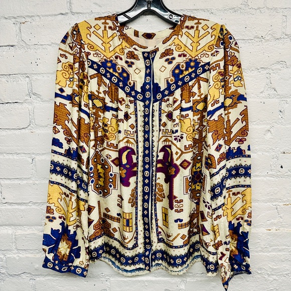 ba&sh Tops - Ba&sh VARONE Printed Blouse